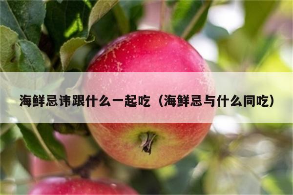 海鲜忌讳跟什么一起吃(海鲜忌与什么同吃)