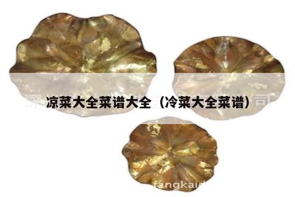 凉菜大全菜谱大全（冷菜大全菜谱）