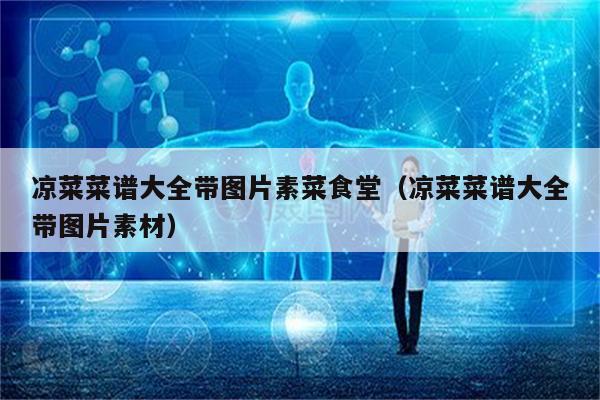 凉菜菜谱大全带图片素菜食堂（凉菜菜谱大全带图片素材）