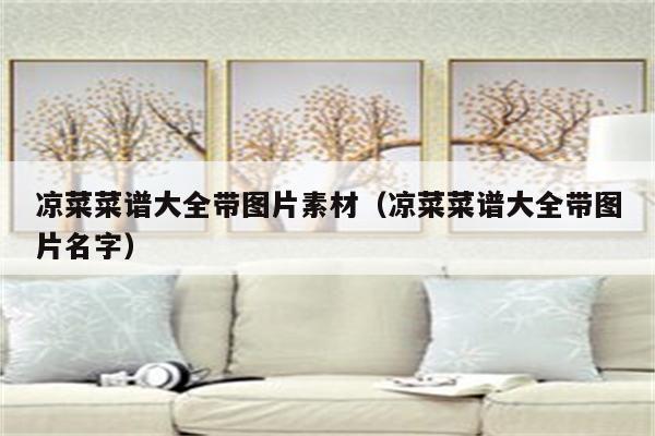 凉菜菜谱大全带图片素材（凉菜菜谱大全带图片名字）