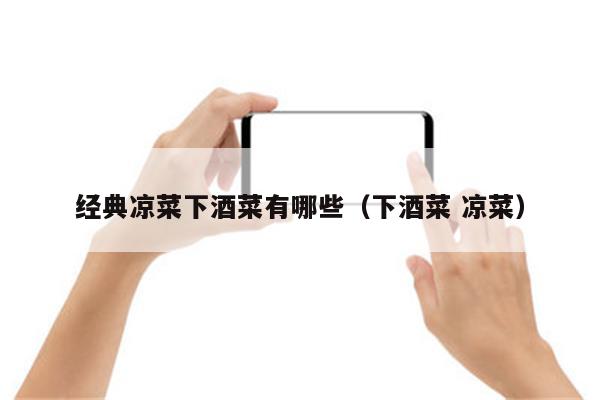 经典凉菜下酒菜有哪些（下酒菜 凉菜）