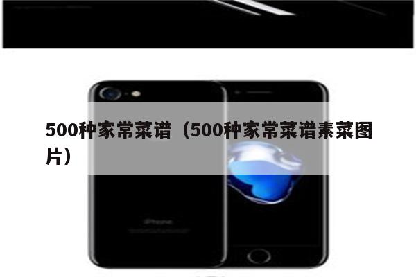 500种家常菜谱(500种家常菜谱素菜图片)