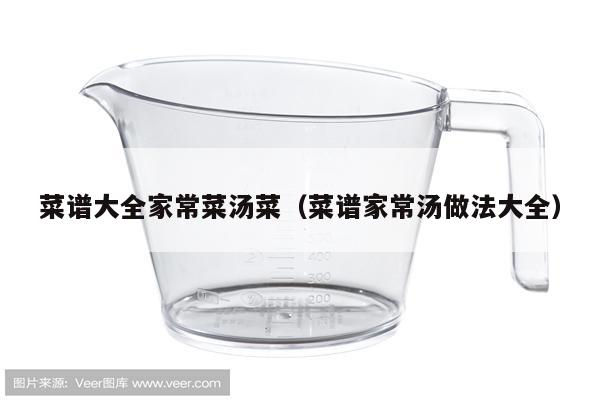 菜谱大全家常菜汤菜(菜谱家常汤做法大全)